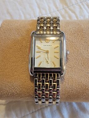 TORY BURCH Two-Tone Gold and Silver Elanor Watch